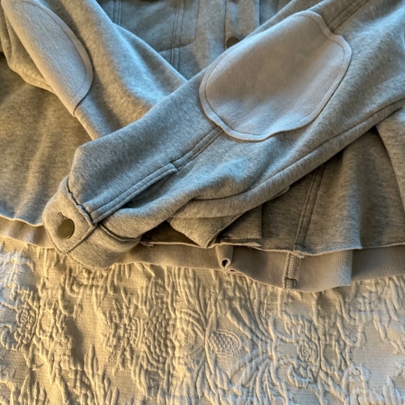 Easel Grey sweatshirt jacket - Picture 4 of 5